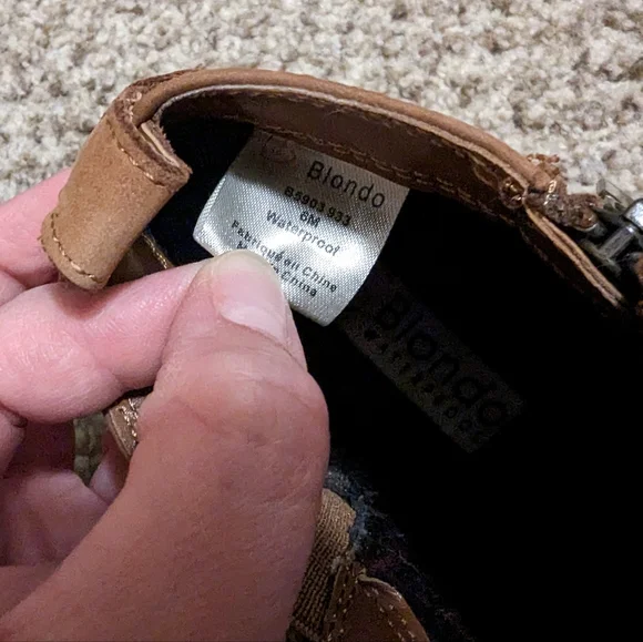 Blondo Brown Waterproof Booties - Picture 4 of 14